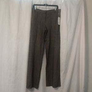 W By Worth Womens Flat Front wide Leg full length Wool/rayon blend Pants Size 8.